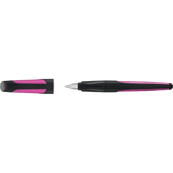 STABILO Stylo plume EASYbuddy M, noir/magenta