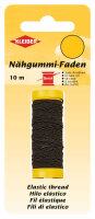 KLEIBER Nähgummi-Faden, 10 m, schwarz