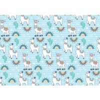 SUSY CARD Papier cadeau Diego blau, sur rouleau