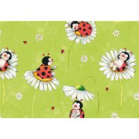 SUSY CARD Papier cadeau Coccinelle, sur rouleau
