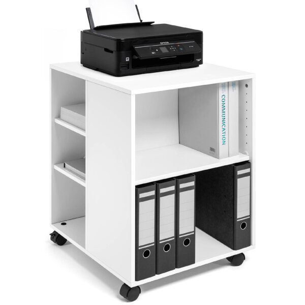 DURABLE Bürowagen "74 59" offen, 6 Böden, grau