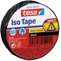 tesa Isolierband ISO TAPE, 19 mm x 20 m, schwarz