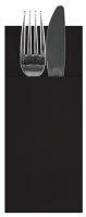 PAPSTAR Serviette pochette, pliage 1/8, par 480, noir