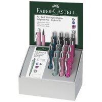 FABER-CASTELL Stylo-bille POLY BALL XB, présentoir