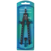 FABER-CASTELL Schnellverstellzirkel FACTORY BLUE