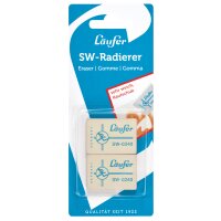 Läufer Naturkautschuk-Radierer SW240, 2er Blisterkarte