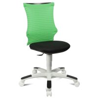 Topstar Chaise de bureau enfant Sneaker, noir/vert