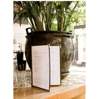Securit Porte-menu CRYSTAL, A4, pour 4 feuilles