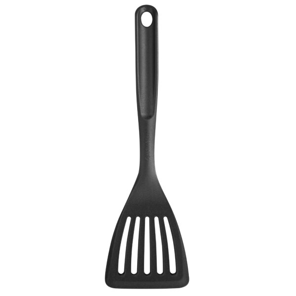GastroMax Pfannenwender, geschlitzt, schwarz