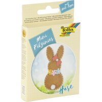 folia Mini Filz-Nähset "Filzinies", 22-teilig, Osterei