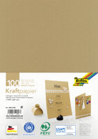folia Kraftpapier, 120 g qm, DIN A5, 100 Blatt