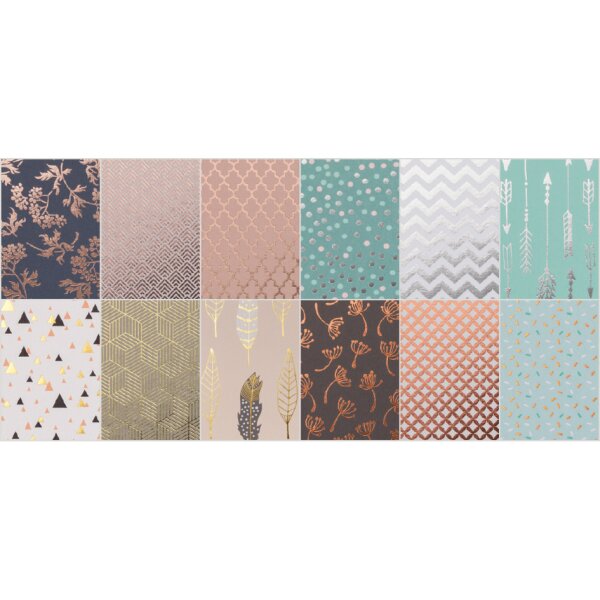 folia Bloc de papier design Hotfoil III, A4, 165 g/m2