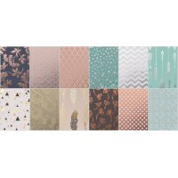 folia Bloc de papier design Hotfoil III, A4, 165 g/m2