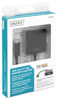 DIGITUS USB 3.1 Grafikadapter, USB-C - VGA, schwarz