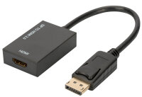 DIGITUS Adaptateur DisplayPort 1.2, DP - HDVI-I, 0,2 m
