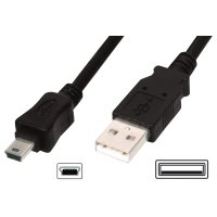 DIGITUS Câble de raccordement USB 2.0, USB-A -...