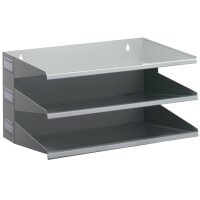 DURABLE Station de tri Business, 3 compartiments, gris