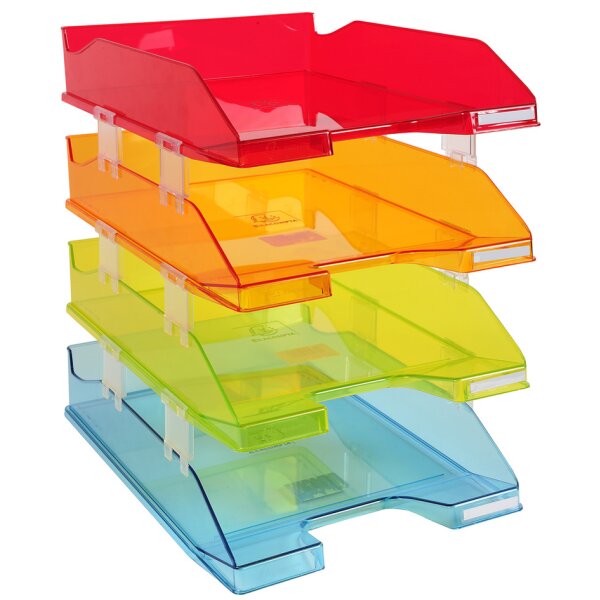 EXACOMPTA Briefablagen-Set COMBO MIDI, DIN A4, farbig