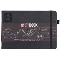SAKURA Carnet de croquis, 90 x 140 mm, noir