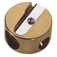 M+R Taille-crayon duo, en laiton, rond, en boîte...