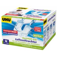 UHU Absorbeur dhumidité à aimant à humidité, 2 x 450 g