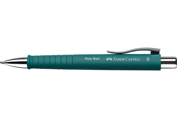 FABER-CASTELL Kugelschreiber Poly Ball XB 241167 emerald grün