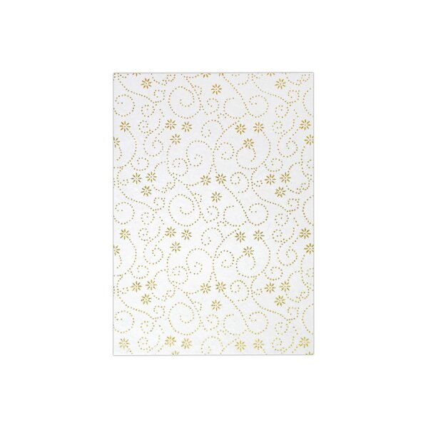 URSUS Glitter silk Blumenranken gold 60600001 100g 5 pcs.