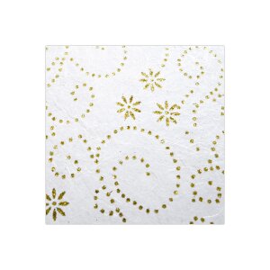 URSUS Glitter silk Blumenranken gold 60600001 100g 5 pcs.