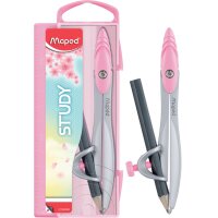Maped Coffret compas Study PASTEL, incl. bague universelle