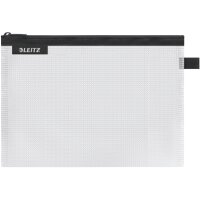 LEITZ Pochette à fermeture zip WOW Traveller, L, noir