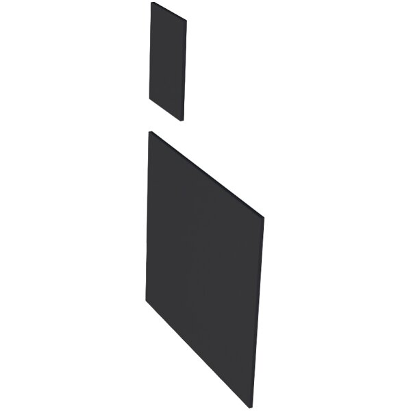 kerkmann Extension pour comptoir Cento, blanc/anthracite