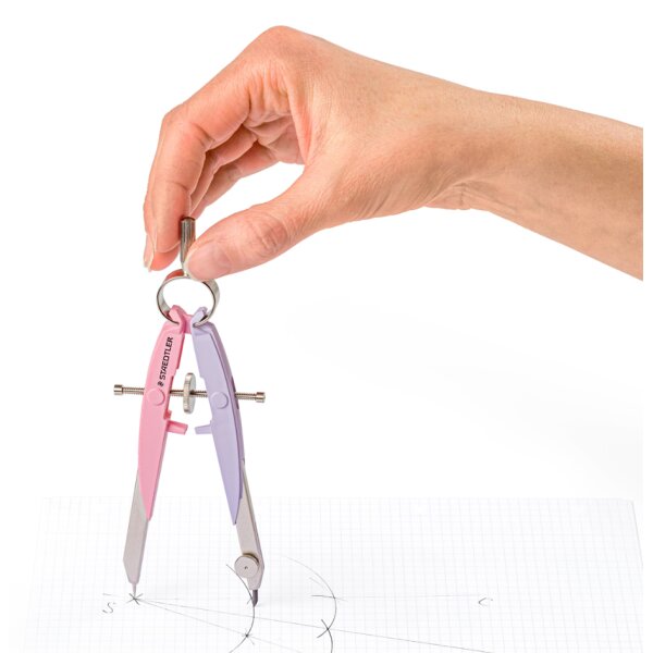STAEDTLER Präzisions- Geometriezirkel Mars Comfort pastel