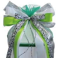 ROTH Schultütenschleife "Soccer", grün blau