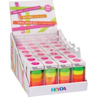 HEYDA Deko-Klebeband "Neon Regenbogen",...