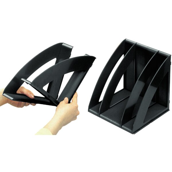 CEP Modulares Stehsammler-Set Confort, 6 Stück, schwarz