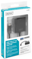 DIGITUS Adaptateur graphique USB 3.1, USB-C - HDMI, noir