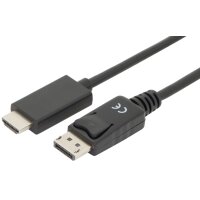 DIGITUS Câble dadaptateur DisplayPort 1.2, DP -...