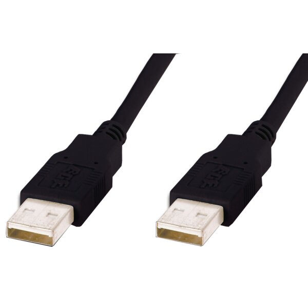 DIGITUS C&acirc;ble de raccordement USB 2.0, fiches USB-A - USB-A