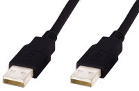 DIGITUS USB 2.0 Anschlusskabel, USB-A - USB-A Stecker, 3,0 m