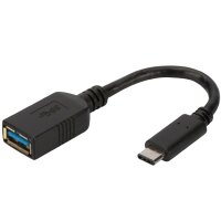 DIGITUS Câble adaptateur USB 3.0, USB-C - USB-A,...