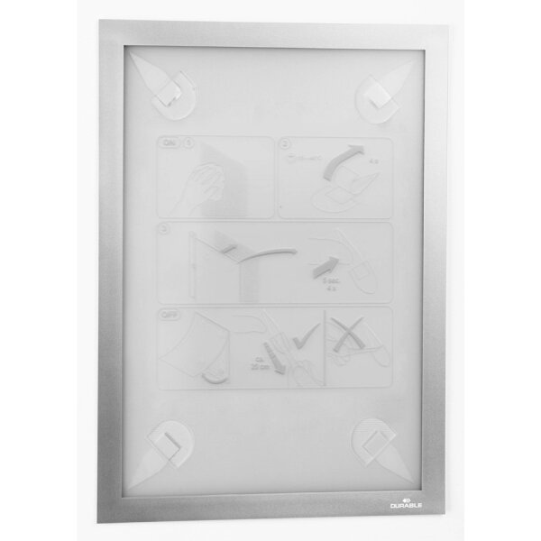 DURABLE Magnetrahmen DURAFRAME WALLPAPER A4, schwarz