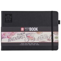 SAKURA Carnet de croquis, 210 x 297 mm, noir/blanc...