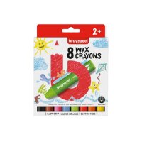 BRUYNZEEL Wachsmalkreide Kids 60131008 8 Farben