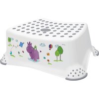 keeeper Marchepied tomek hippo, avec impression, blanc