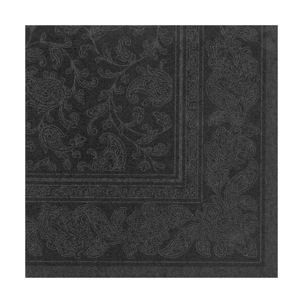 PAPSTAR Servietten "ROYAL Collection Ornaments", schwarz