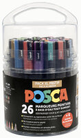 POSCA Marqueur à pigment Pack XL Classique, set de 26
