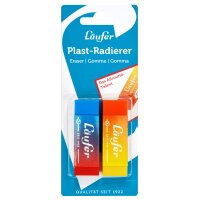 Läufer Kunststoff-Radierer PLAST COLOR, 2er...