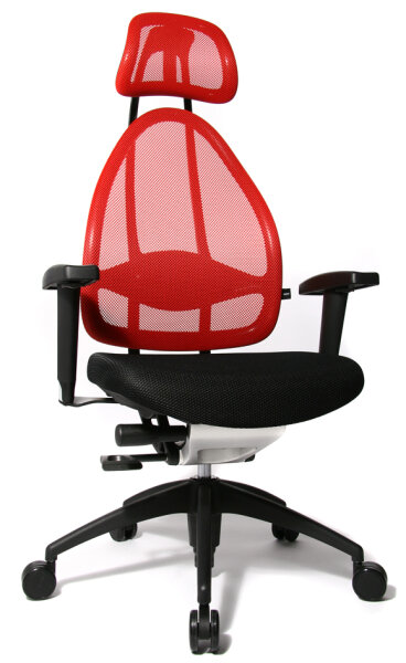 Topstar Chaise de bureau Open Art 2010, noir/rouge