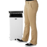 Rubbermaid Stahl-Defender, 24 Liter, weiss