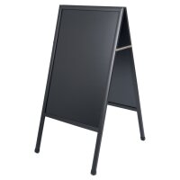 Bi-Office Kundenstopper, mit Kreideoberfläche, schwarz